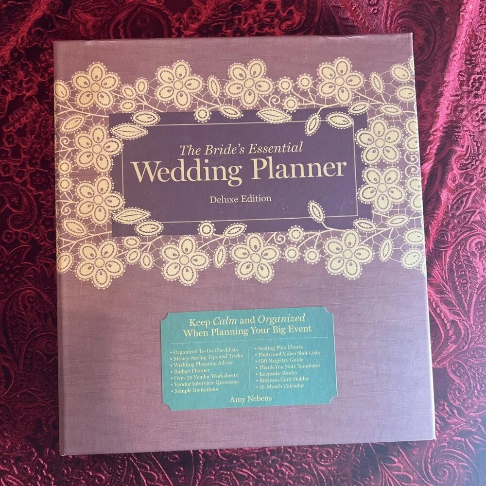 BOOK, 3-RING BINDER, WORKBOOK, THE BRIDE'S ESSENTIAL WEDDING PLANNER, AMY NUBENS
